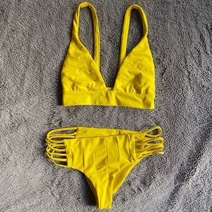 Boys + Arrows Small Yellow Bikini Bottoms